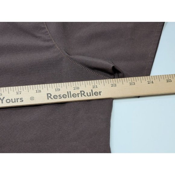 Carhartt Brown Short Sleeve V Neck Pullover Scrub Shirt Womens Size Lg - Picture 5 of 7